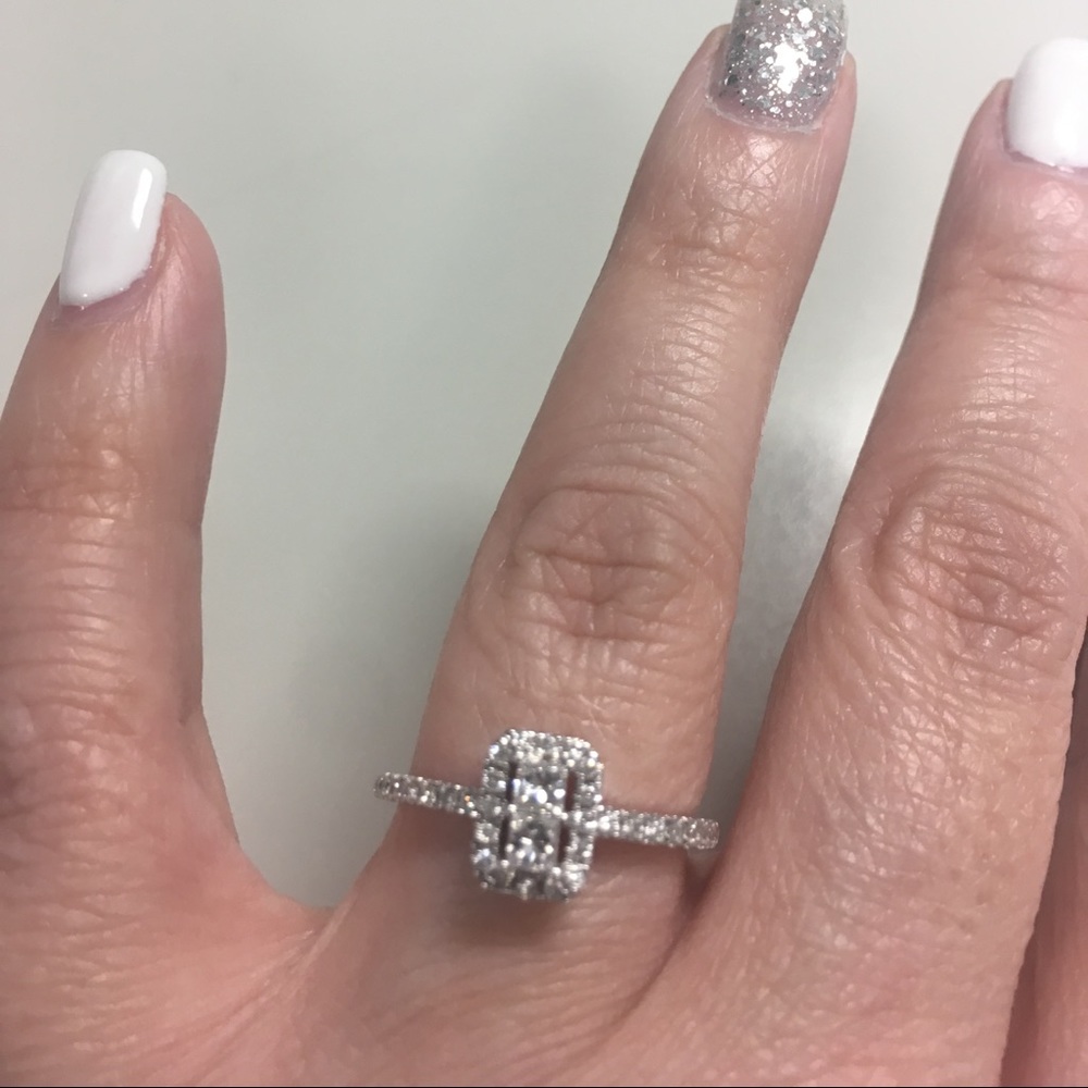 Kay Jewelers(Ever Us) 14k white gold and diamonds